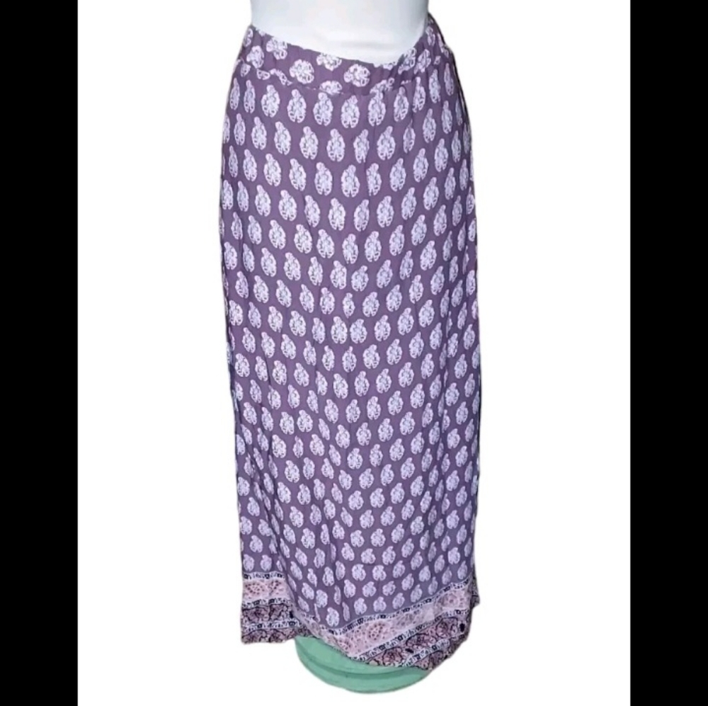 Surf Gypsy S Squort Skirt Coverup Pullon Purple Peach Blue Beach Swim... dimensi - Picture 5 of 5